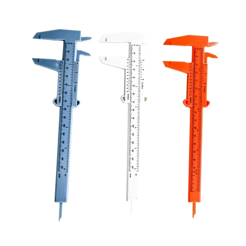 

Plastic Eyebrow Measuring Vernier Caliper Tattoo Caliper Ruler Permanent Makeup Eyebrow Measurement Ruler 150mm 1pcs
