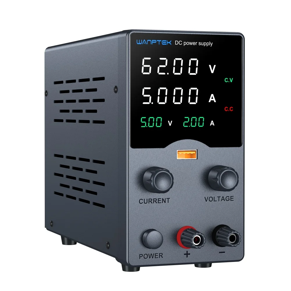 wanptek GA605H 0-62V 0-5A 310W Lab DC Switch Power Supply Adjustable Variable Regulator Power Supply for Phone Repair Charge