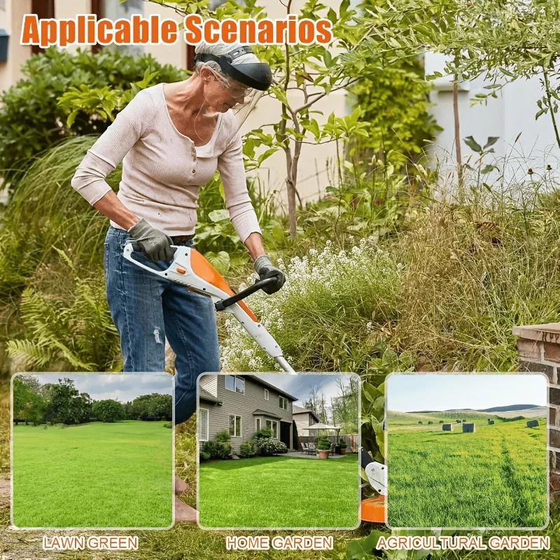 100pcs Plastic Replacement Blades Lawnmower Blades For STIHL Polycut 2-2 Polycut 3-2 Grass Trimmer FSA 45 FSA 57 FSE 52