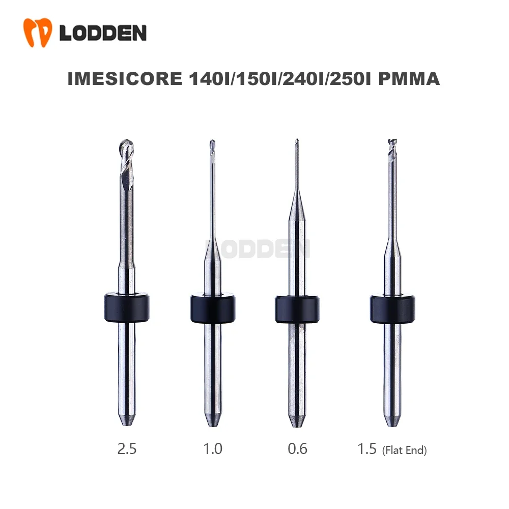 

Imesicore 140i 150i 240i 250i 350i 150iPlus Dental Milling Burs Cutter Dental Bur Materials PMMA Glass Ceramics Zirconia