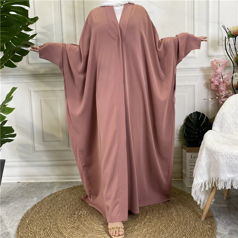 Fashion Chiffon Abaya Kimono Dubai Muslim Cardigan Abayas Women Casual Robe female Islam Clothes With Belt