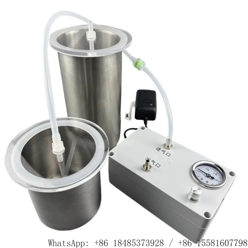Lab Adjustable Flow Vacuum Pump -80KPa With Stainless Steel Defoaming Tank 700 1000 1400ml Experimental Processing Tool