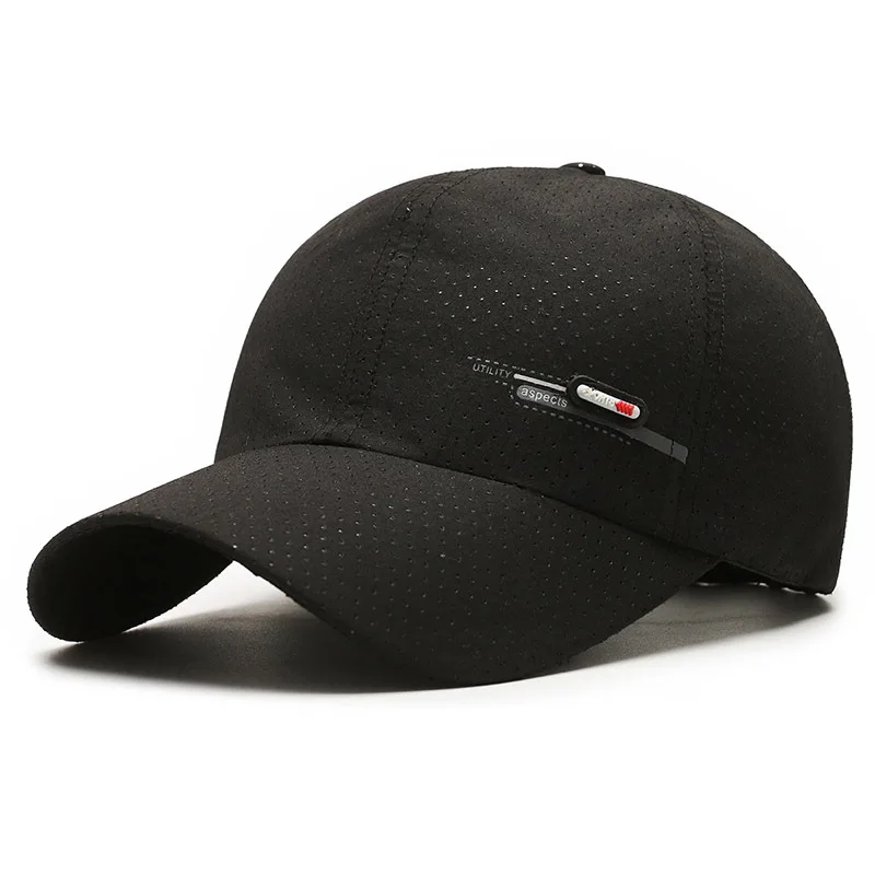 Summer small leather label quick-drying baseball cap outdoor sports running duck women's tongue hat fashion trendy simple hat... image 2