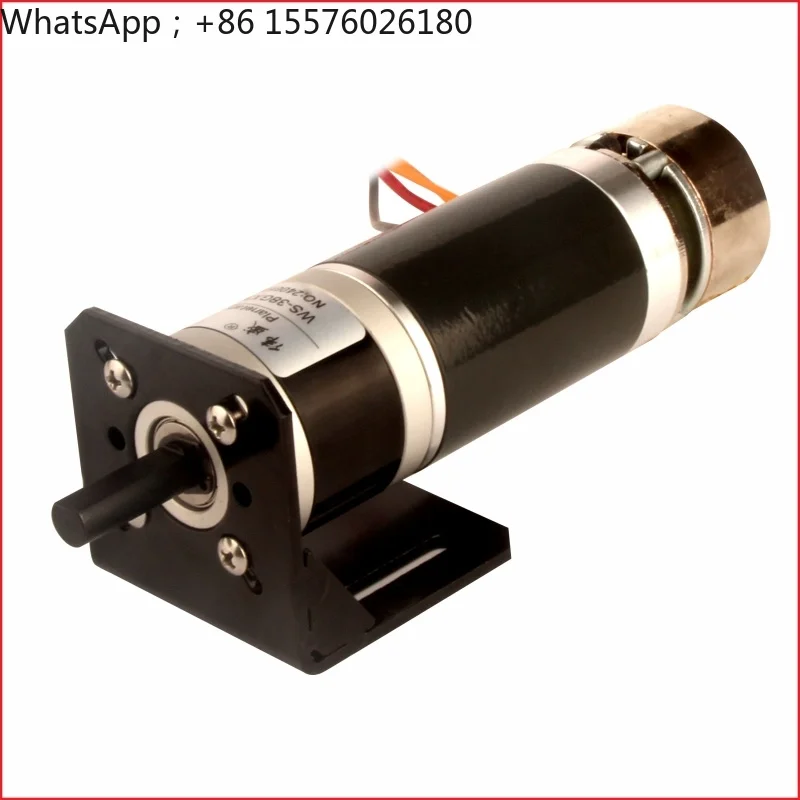 38mm Forward and Reverse Electromagnetic Brake Planetary Motor 15W DC Reduction Motor 24V Emergency Stop Small Motor