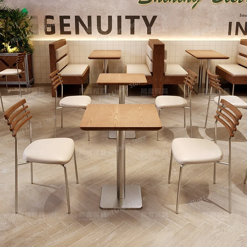 Modern Advanced Café Tables Leisure Restaurant Nordic Retro Advanced Café Tables Courtyard Hotel Furniture