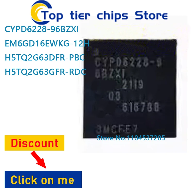 

1PCS~5PCS/LOT CYPD6228-96BZXI EM6GD16EWKG-12H H5TQ2G63DFR-PBC H5TQ2G63GFR-RDC 100% NEW