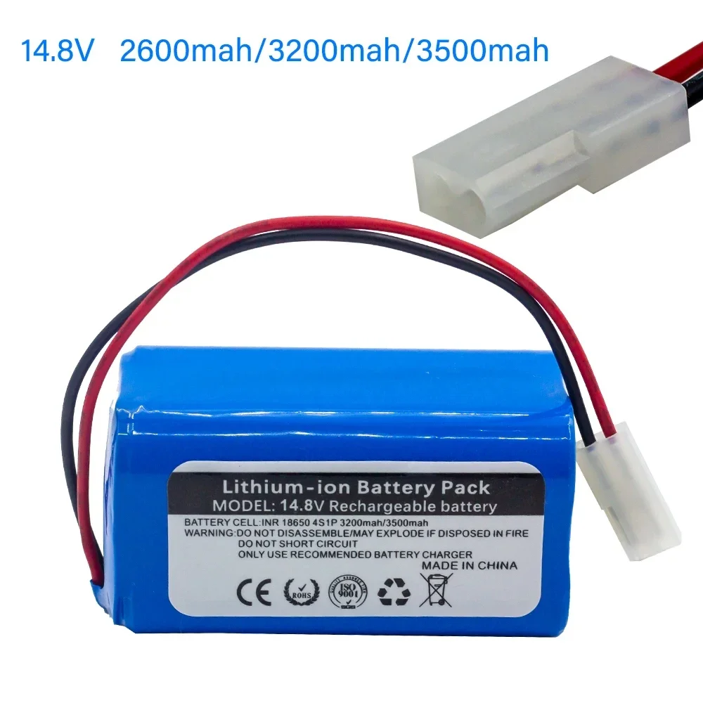 for Xiaomi G1 MI Robot Vacuum-Mop Essential MJSTG1 Robot Vacuum Cleaner 18650 Battery Pack 14.8V 3500mAh Li-ion Battery