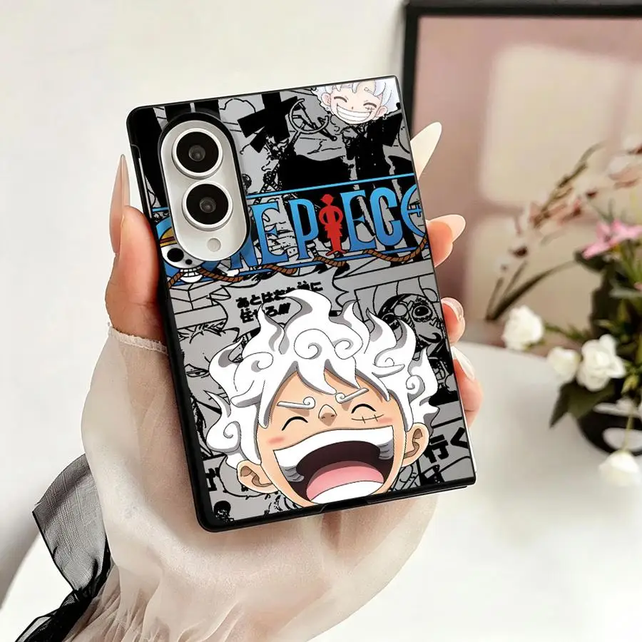 Luxury Phone Cover Case for Samsung Galaxy Z Fold8 Wide Z Fold 8 ZFold8 ZFold Wide O-One P-iece Retro Cool