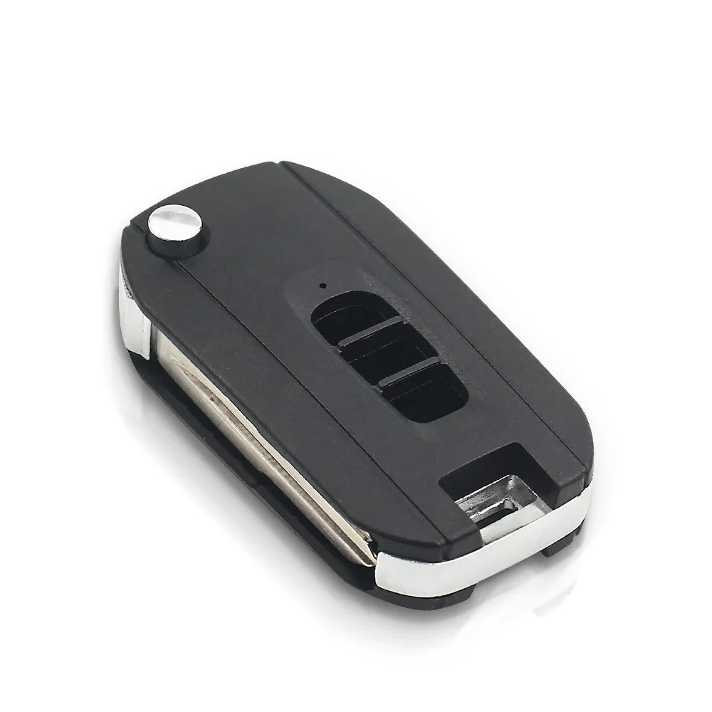 KEYYOU Modified 3 Buttons Folding Blank Key Shell Case New Upgrade Flip Car Key Case For Chevrolet Captiva