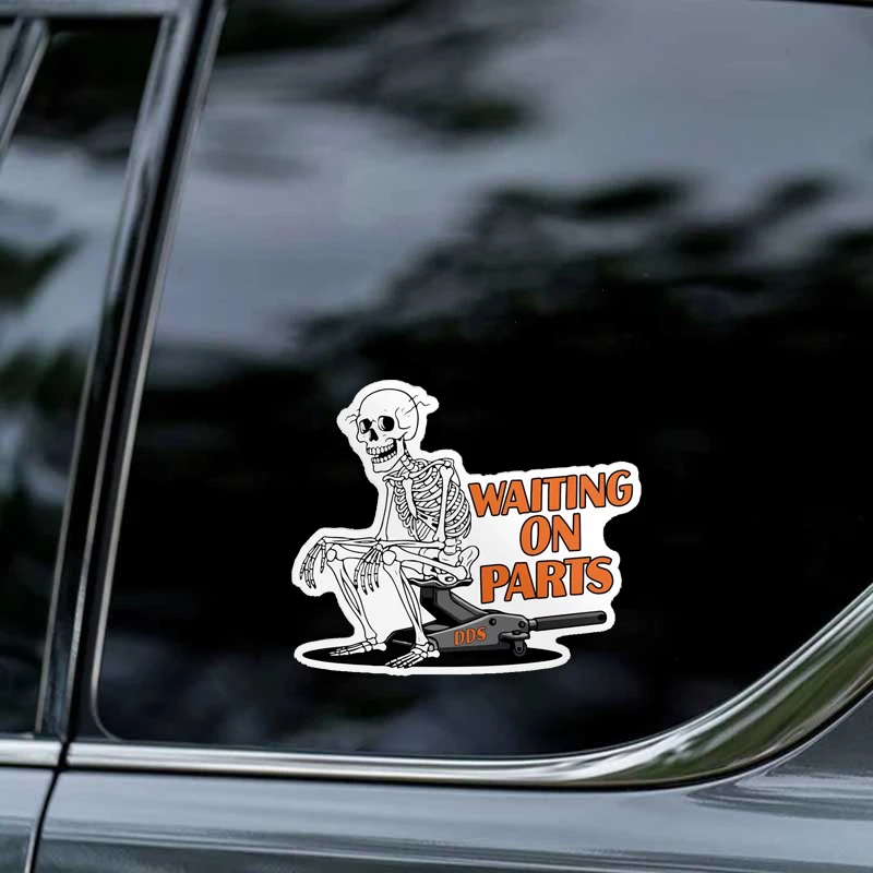 

Сарказм Забавный «Очащение за детали» Механик Череп Виниловая наклейка Водонепроницаемые наклейки для автомобиля Наклейки на мотоцикл Наклейки для ноутбука