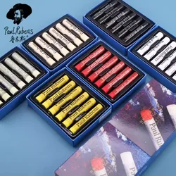 Paul Rubens-6 piezas, Pastel suave, Blanco/Piel/negro/rojo/amarillo, para artistas, estudiantes, pintura de Graffiti, suministros de arte