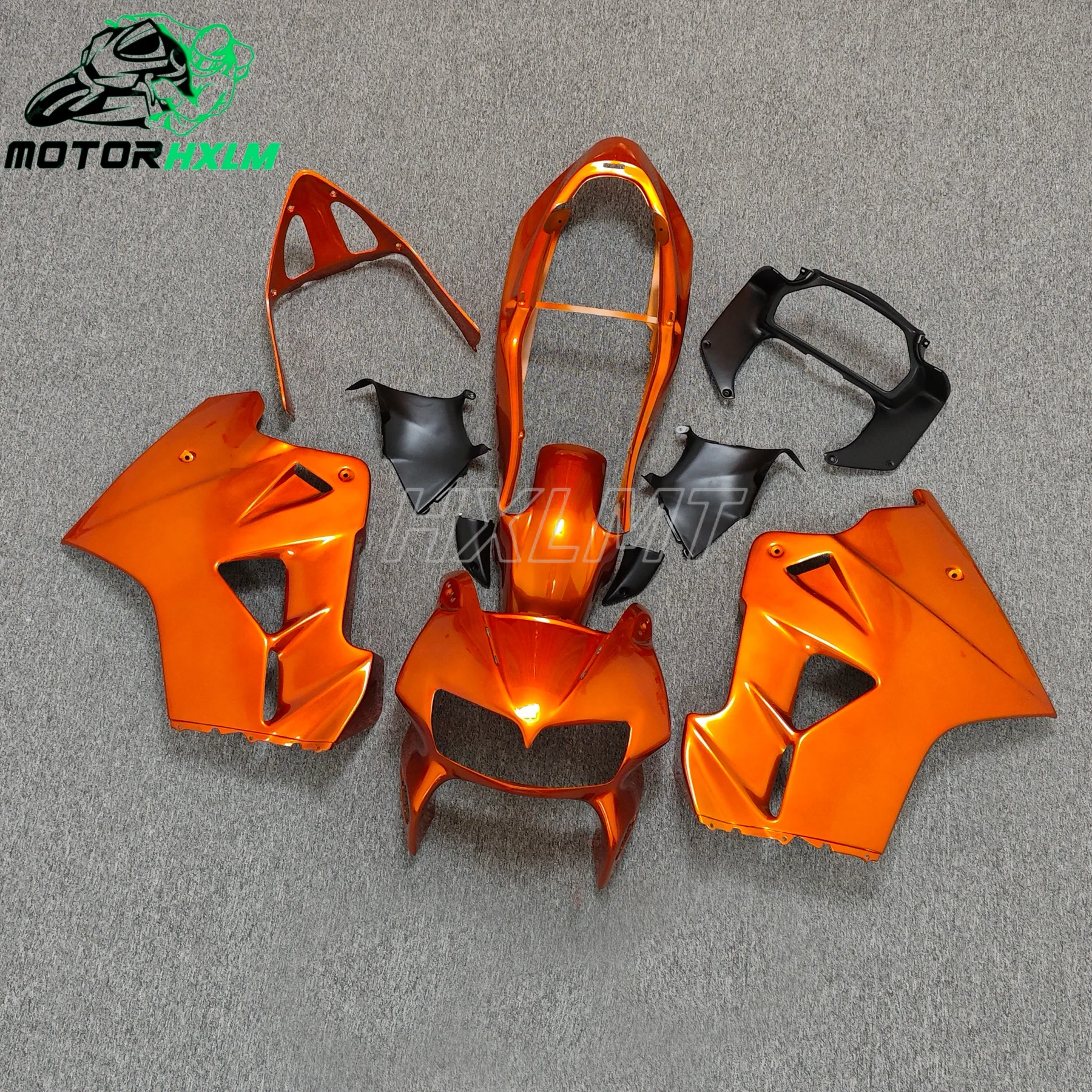 Perfect Fit Brand Motorcycle Fairing kit For HONDA VFR800 1998 1999 2000 2001 VFR 800RR 98 99 00 01 VFR800RR Gloss Black Fairing
