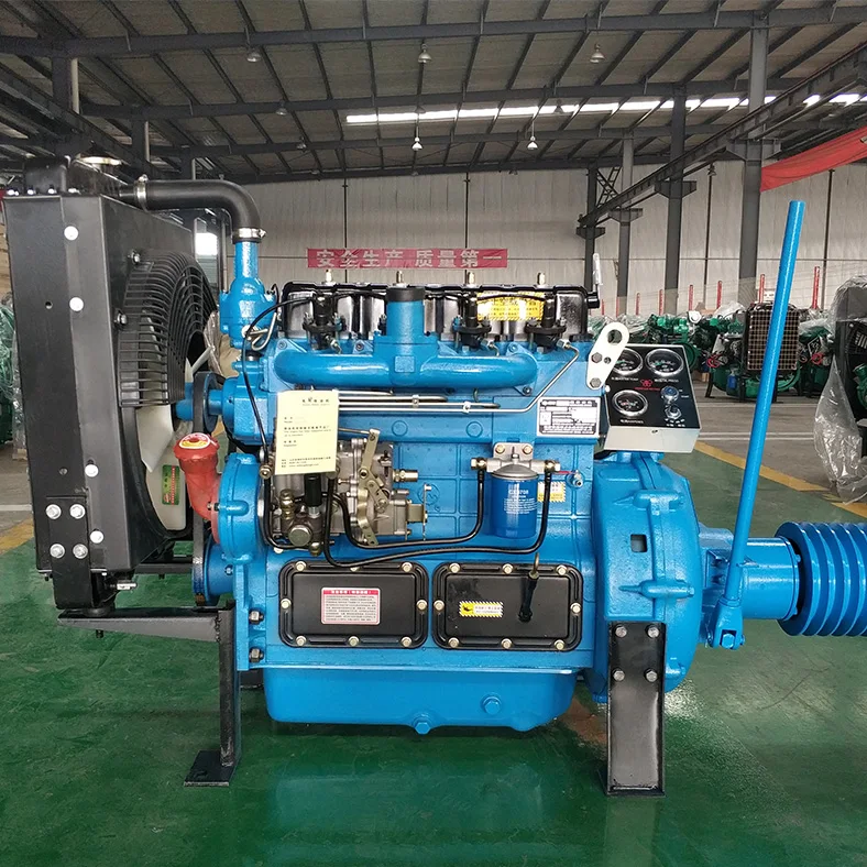 Bom preço 100HP polia motor diesel com embreagem