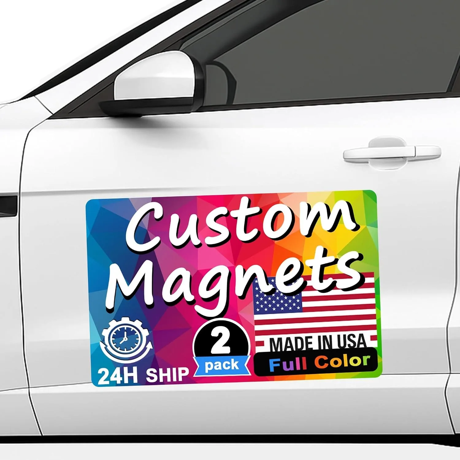 Custom Any Shape Car Magnet Sign Personalized Logo Text for Your Car Van Truck Magnetic Sign for Cars Custom Vehicle Magnets