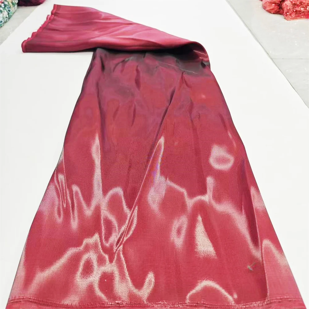 

Африканское пятно, французский тюль, сетка из органзы, парчовая шелковая ткань, очень мягкая высококачественная позолоченная жаккардовая ткань для нигерийского платья OR446262