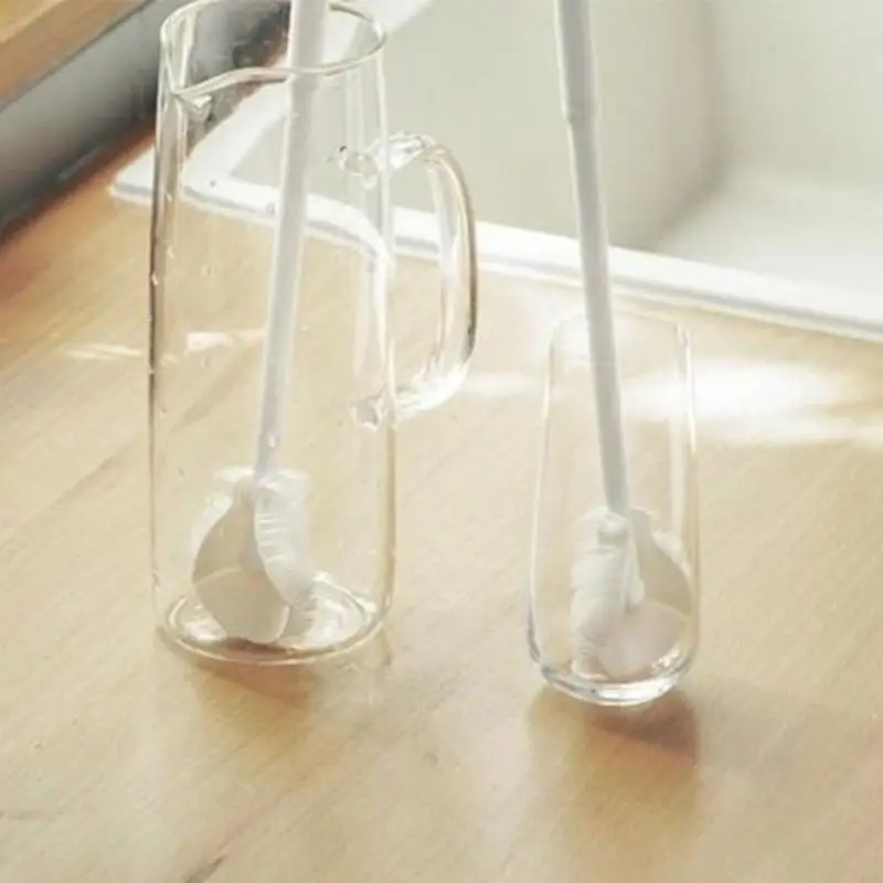 37ME Cup Bottle Cleaning Brushes Comfort Handle Flexible Cup Crevice Cleaning Brush