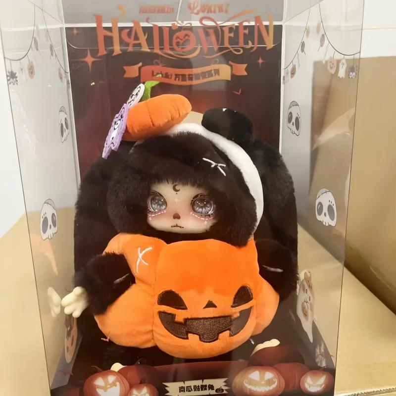 

Original Lokiki Pumpkin Skeleton Rabbit Ghost Cat Angel Heart Elevator Collectible Toy Decorative Pendant Birthday Gift Toys