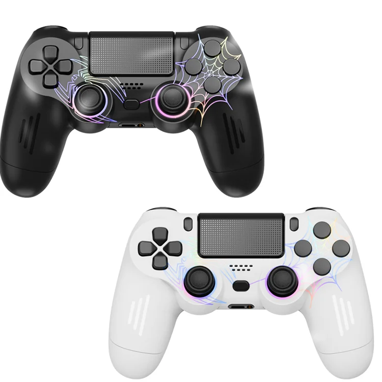 Wireless Dual Vibration Gamepad with 3.5mm Headset Jack Controller for Play station 4 PS4 RGB