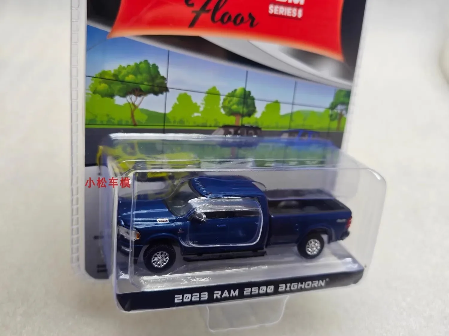 GreenLight 1:64 2023 Ram 2500 Bighorn Sport Look & Off Road Set - Patriot Blue Pearl Diecast Alloy Car Model Collectible Gift