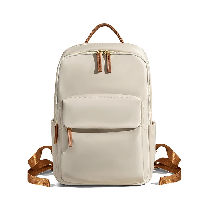 

Korean version of leisure commuter computer backpack female 2024 spring and summer all simple Oxford cloth travel backpack large