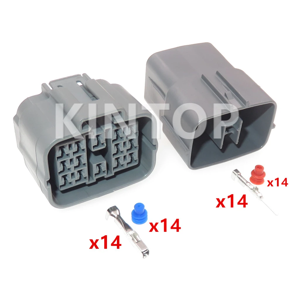 1 Set 14 Pins 6181-0629 Auto Scheinwerfer Kabelbaum Stecker Für Mazda Auto Männlich Weiblich Wasserdichte Steckdose 6189-7262