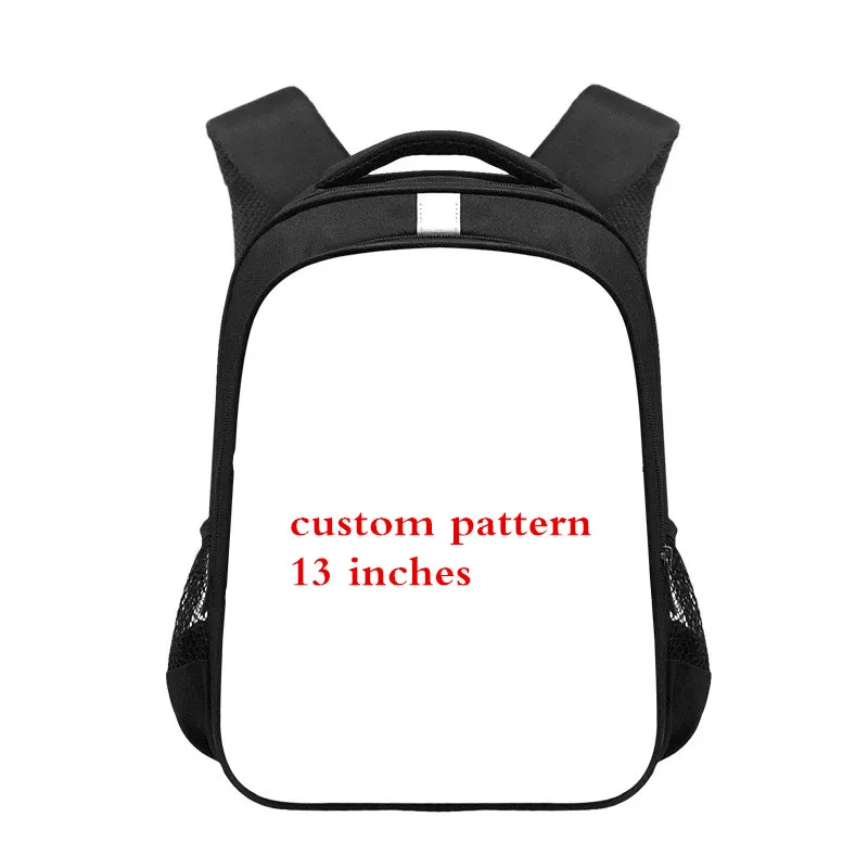 Backpacks 12 13 16 inch Customize Your Logo Name Image Toddlers Backpack Cartoon Children School Bags Baby Kids bag Gift Mochila