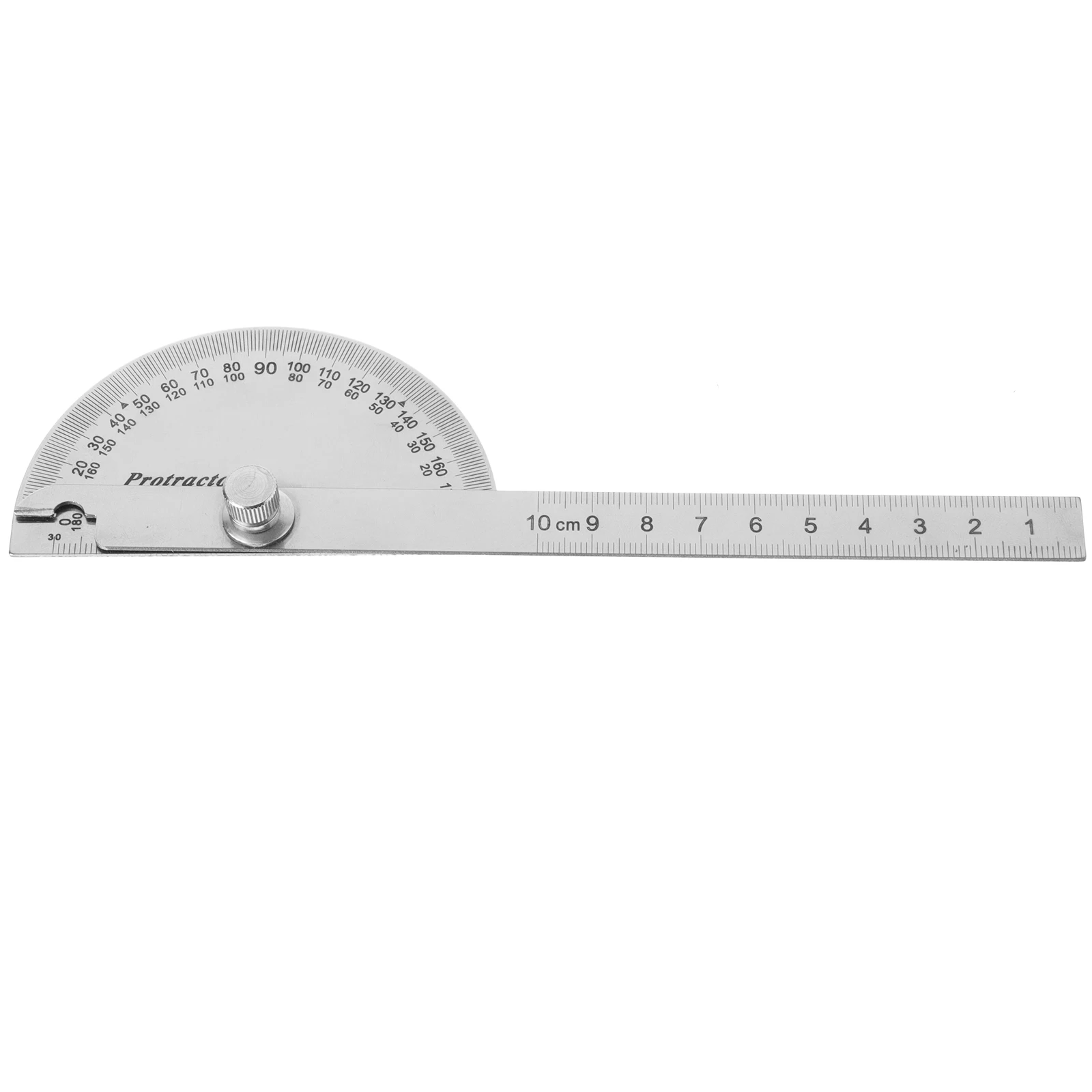 

Multi Function Protractor 90x100 Single Arm Metal Woodworking Tool 180 Degree Angle Ruler Carpenter Instrument Measuring