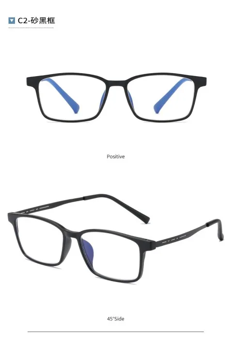 Kann Blume Mode Lesebrille Männer Metall Brillen Rahmen Für Männer Blau Licht Blcoking Gläser – Detail 5
