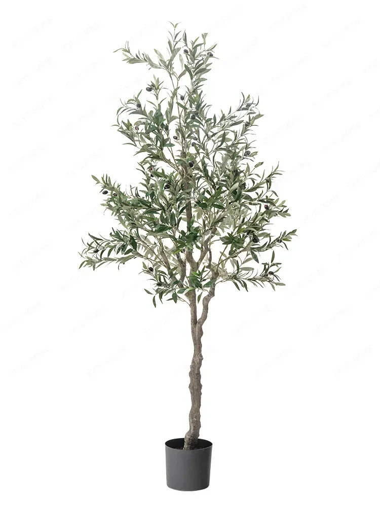 Simulation Green Plant Fake Bonsai Decorative Ornaments Living Room Interior Bonsai Simulation Plant Olive Tree Fake Trees