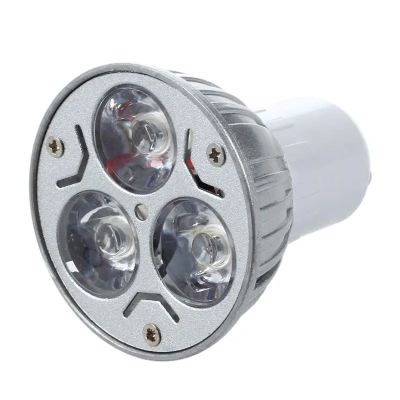 suine-8x-gu10電球。3つのled、暖色系、3w、5w、12v。