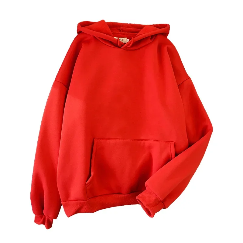 

Woman Hoodies Sweatshirts Fashion Solid Color Harajuku Hooded Korean Loose Casual Hip Hop Hoody Y2k Mens Hoodie Streetwear 후드티