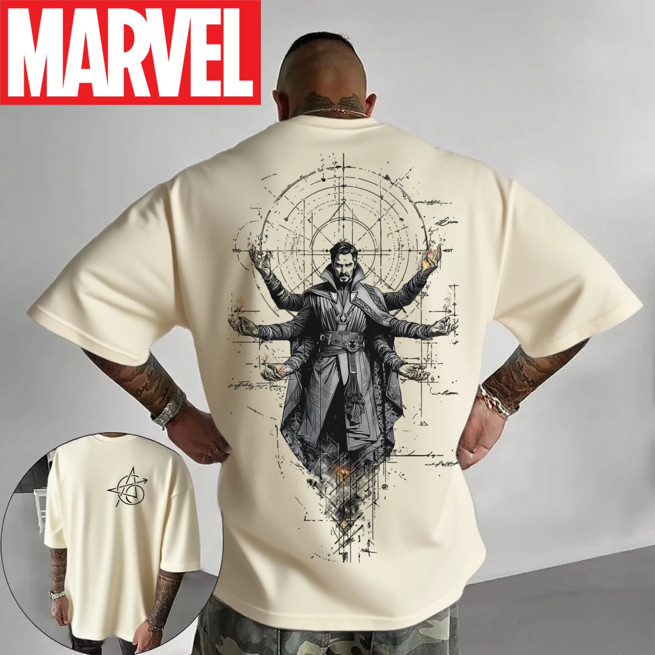 أعجوبة حقيقية 2026 جديد تي شيرت ريترو خارقة الأسود الرجل الحديدي كوميك طباعة حجم كبير الرجال معطف بقلنسوة فضفاض الحرارية