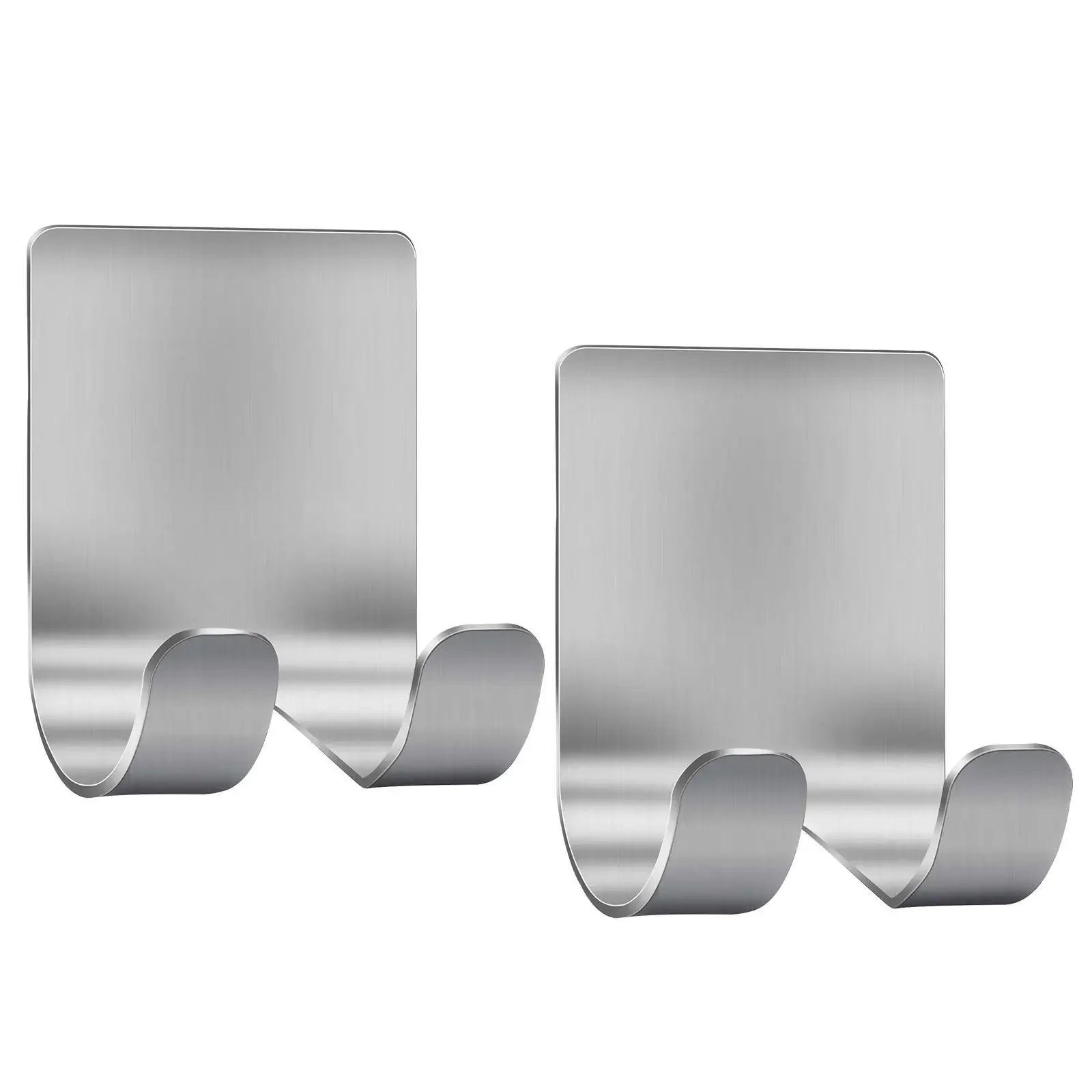 304 Stainless Razor Holder  Steel Men Shaving Shaver Razor 2pcs Stand Shelf Shaving Razor Storage Rack Bathroom Hook Organizer