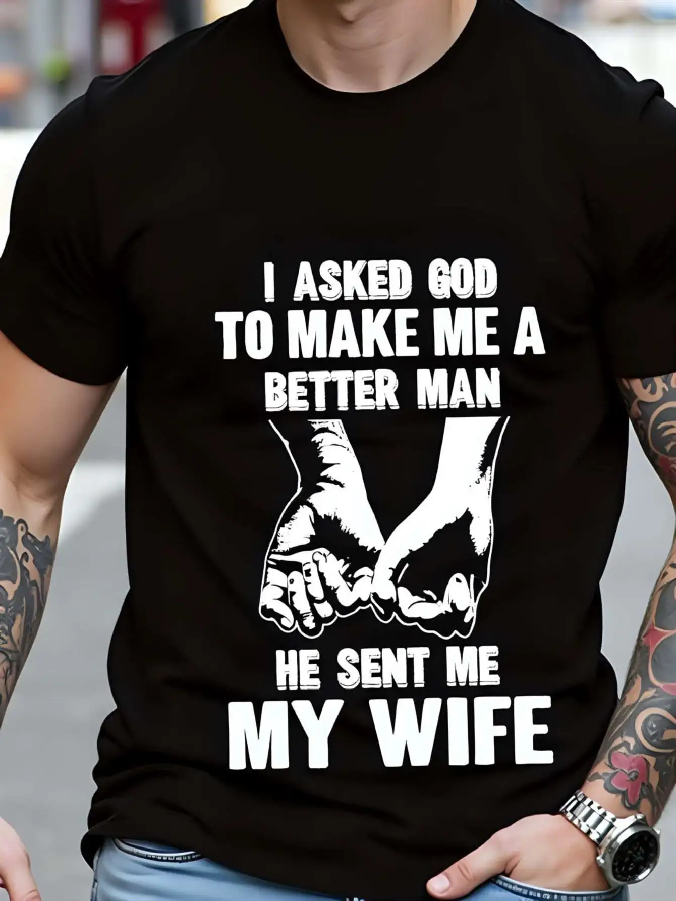 Men's Funny German Fishing Phrase T-Shirt-