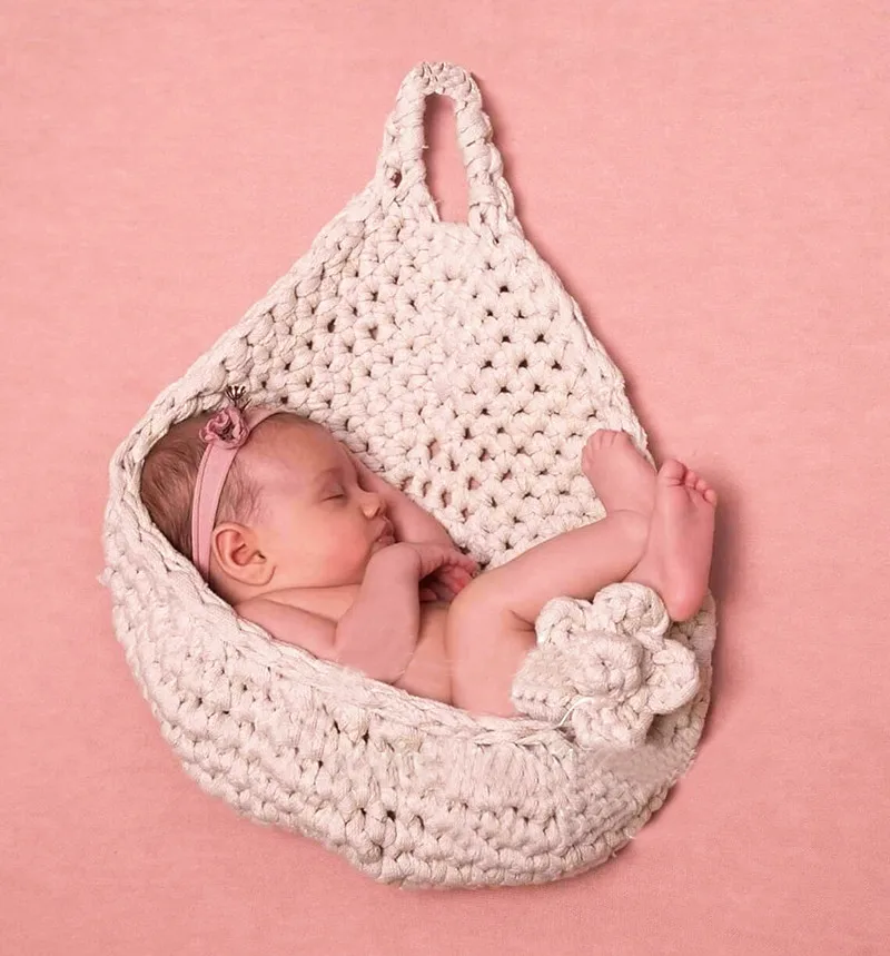 Newborn Photography Prop  Hammock Posing Aids Basket Baby Photo Shooting Fotografía Accesorios