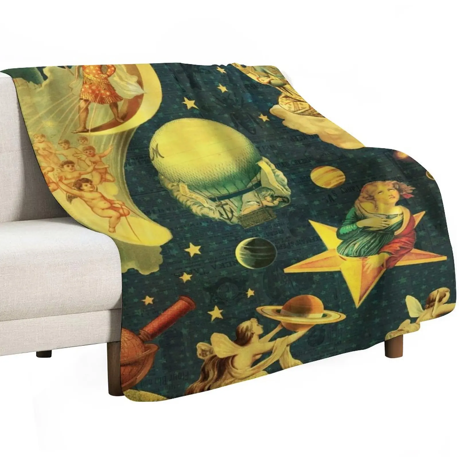 smashing mellon collie star 2021 Throw Blanket Sofa Throw Soft Big Loose Luxury St Travel Decorative Beds Blankets