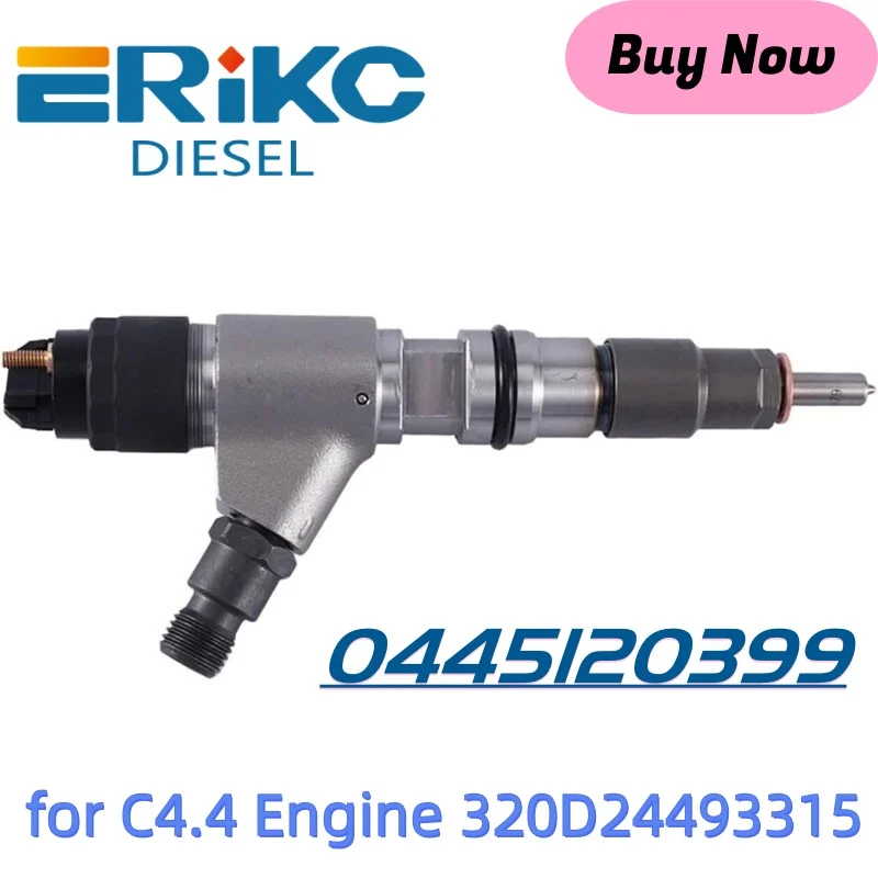 0 445 120 399 Diesel Fuel Injector 0445120399 0445120400 Common Rail Injection for Caterpillar C4.4 Engine CAT 320D2