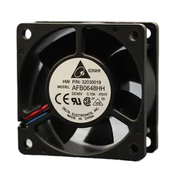 DC 48V 60mm Server fan AFB0648HH 6CM 60*60*25 mm 6025 0.12A  Inverter Cooling fan