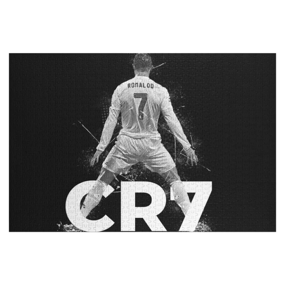Cr7 art 1 Puzzle personnalisé enfant cadeau bois pour adultes bois animaux Puzzle