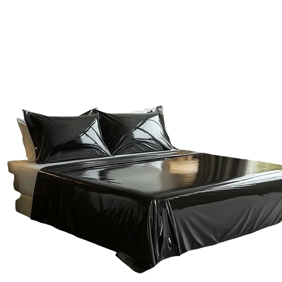 Durable PVC Waterproof Bed Sheet Dirt Proof and Leak Proof Bedroom Bedsheet Suitable For All Seasons and Easy To Clean