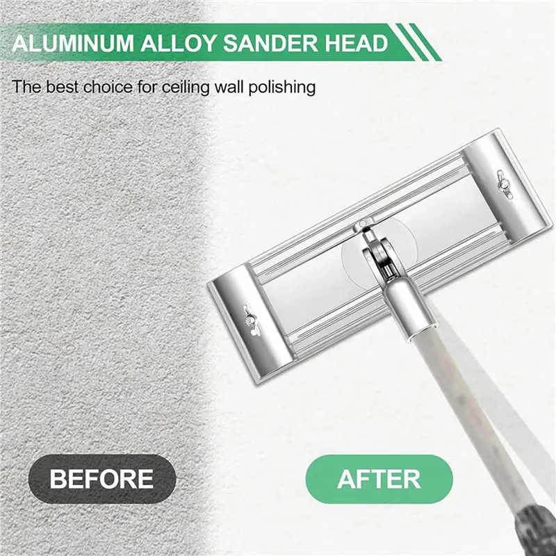 ac23-3x-no-flip-drywall-pole-sander-head-with-quick-release-clips-universal-thread-for-wall-and-ceiling-sanding