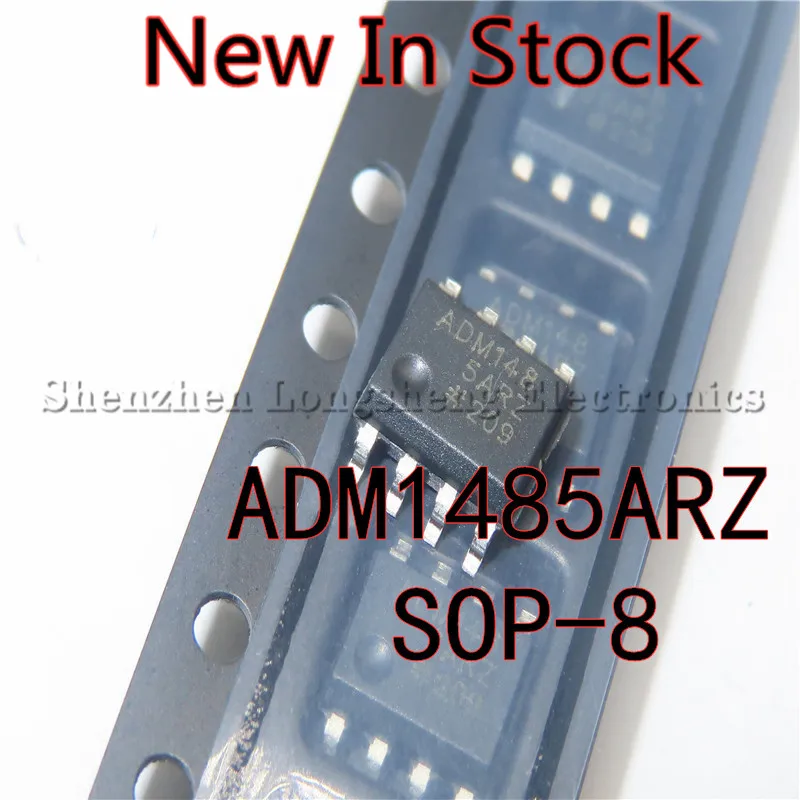 5PCS/LOT NEW ADM1485ARZ  ADM1485AR  ADM1485 SOP-8 Line transceiver In Stock
