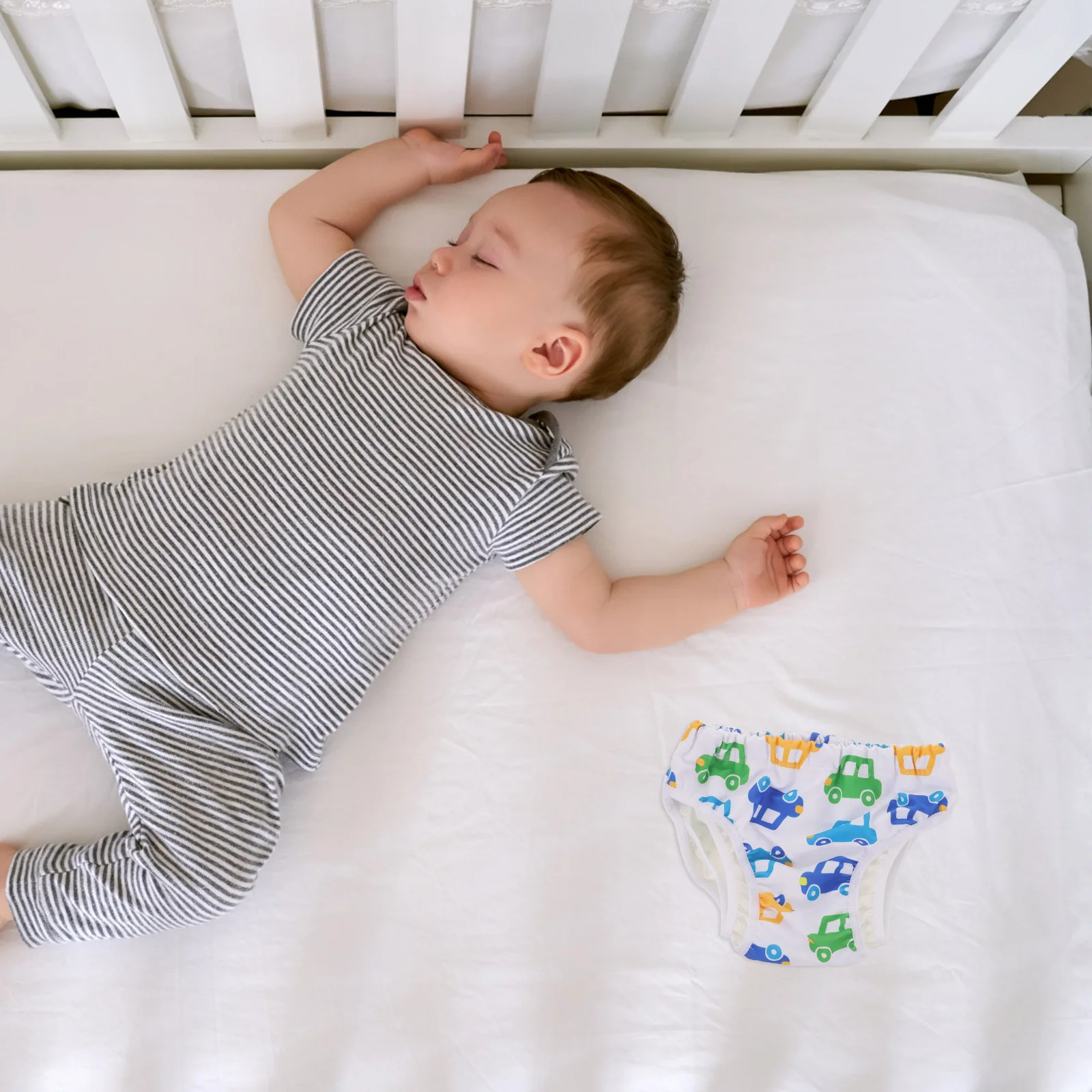 

Reusable Waterproof for Baby Boys Girls 2XL Reusable Swim Swim Diaper For Toddler Diaper Green Car Pattern Toddler Swimsuits