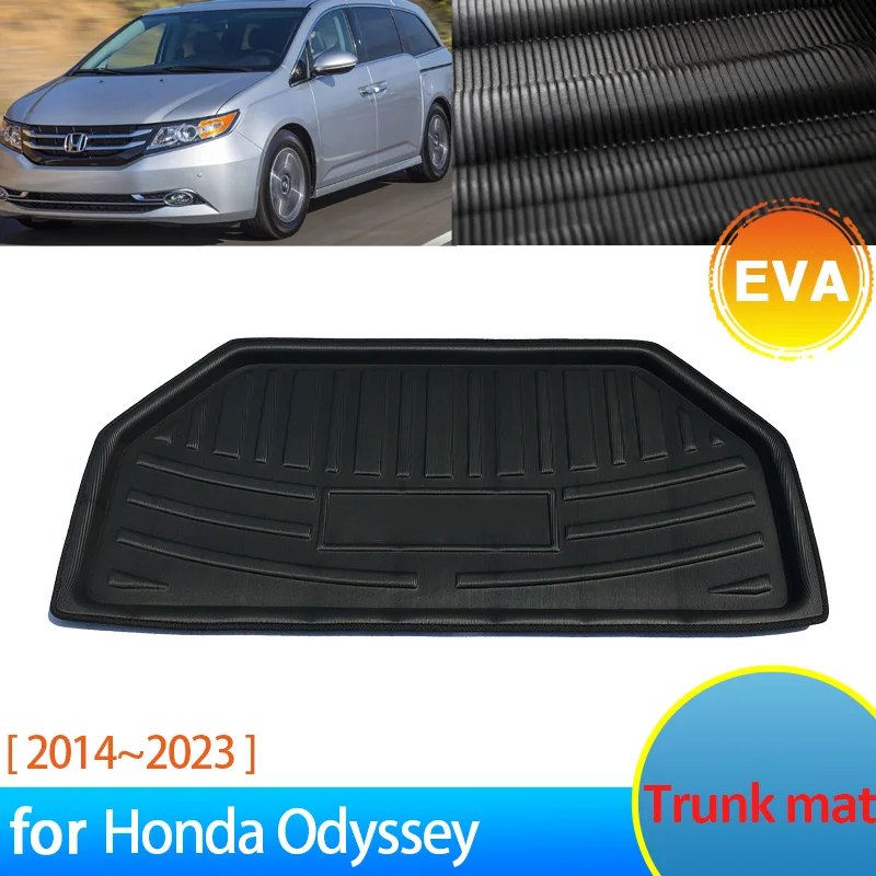 

For Honda Odyssey 2018 2016 2015 2014~2023 RC1 RC2 RC4 Accessories Auto Trunk Mat Floor Tray Waterproof Liner Cargo Boot Carpet