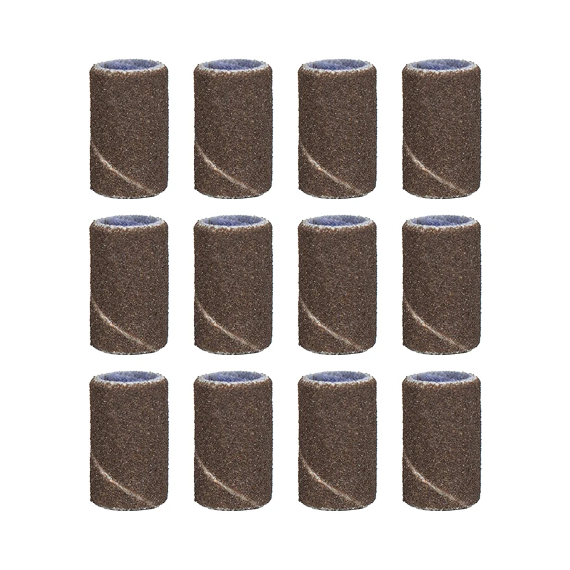 

JIN PAI Manicure Pedicure Cost-effective Aluminum Oxide High Cost Performance Brown Nail Drill Sanding Bands For Nail Drill Bits