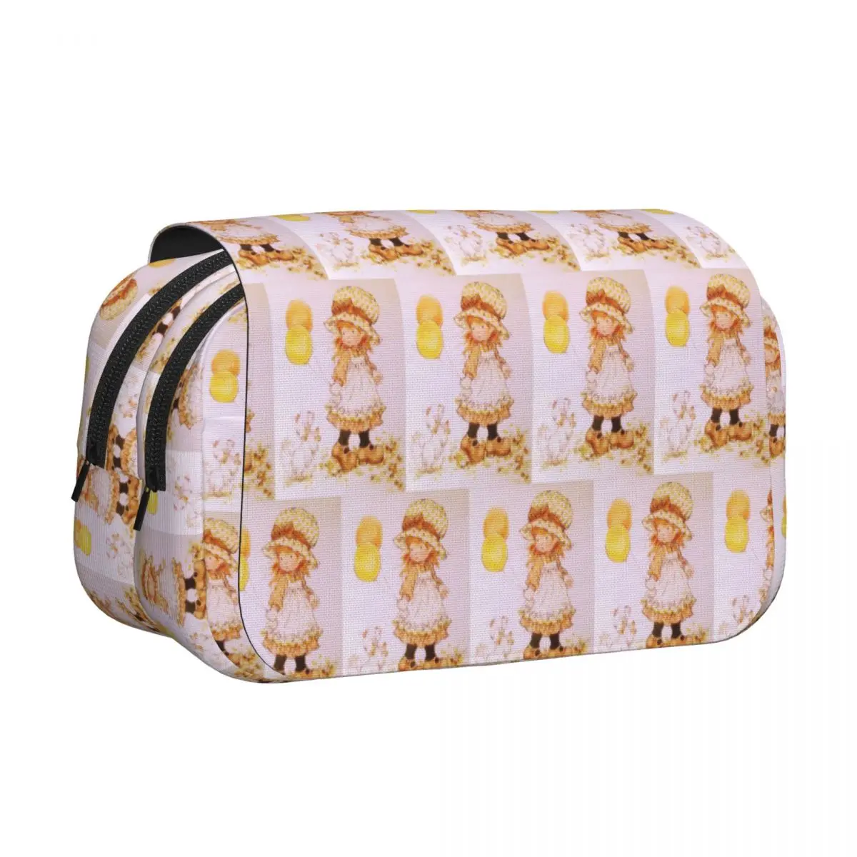 Sarah Kay Swing Girl Pencil Cases Pen Holder Hard Shell Leather Large Capacity Pen Box Pencil Bag for Boy Girl Gifts