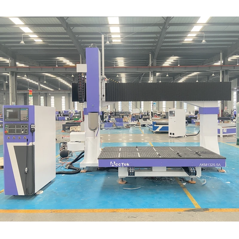 Customizable Mobile ATC CNC Engraving Machine 5 Axis CNC Engraving Machine 1325 3D Engraving Woodworking Foam Stone 6 Axis