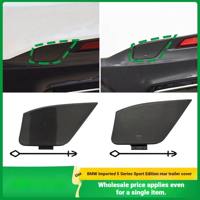 For BMW 5 Series Sport Rear Trailer Cover G30M Rear Bumper Rescue Pull Cover 51128746050