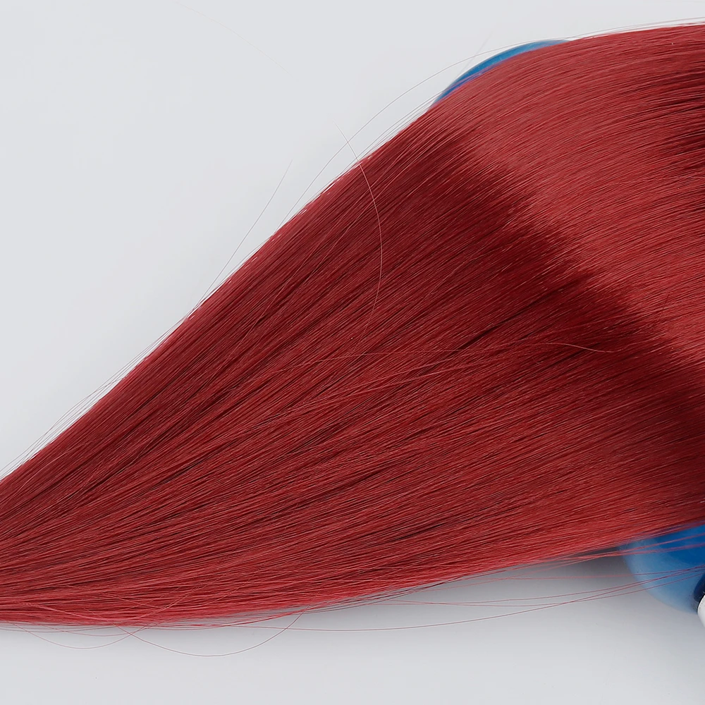 حزم شعر صناعية مستقيمة على شكل حصان للنساء، ضفائر كروشيه، تجديل الشعر، وصلات شعر كروشيه