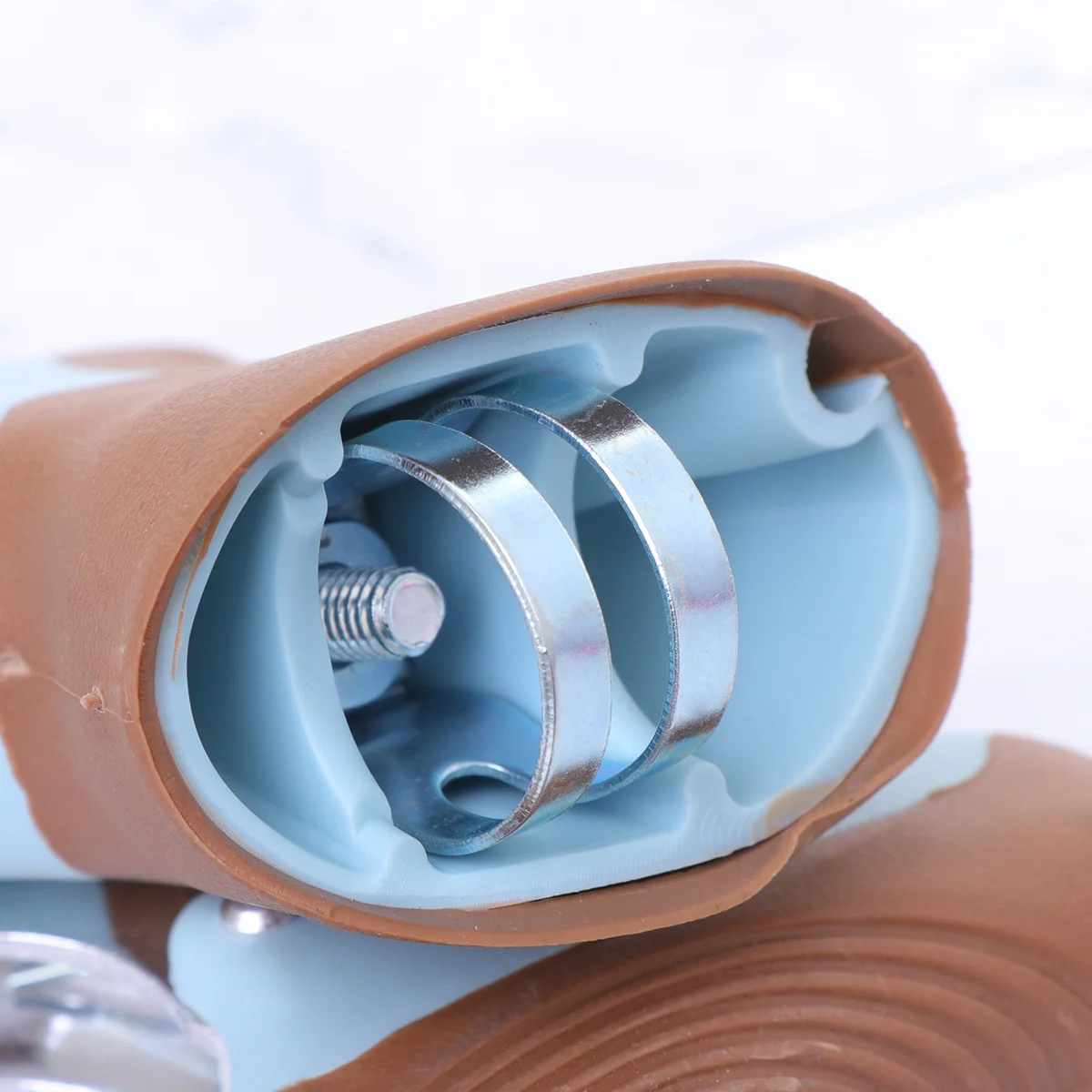 

1Pair Aluminum Alloy Handlebar Brakes Coffee Color Lightweight Durable Quick Response Bike Brake Lever for Fixed Gear Road Bike